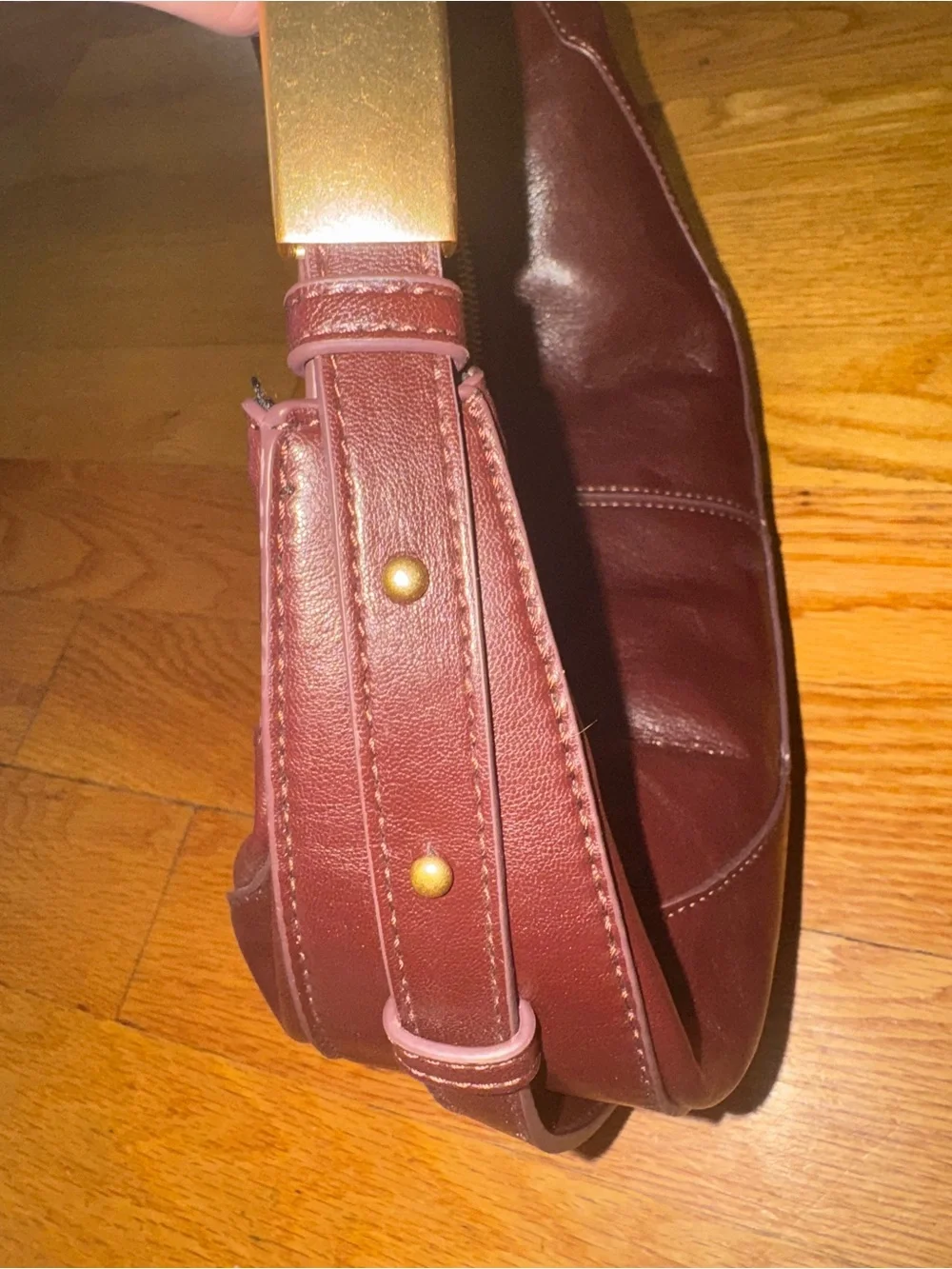 Zara oval hobo purse
